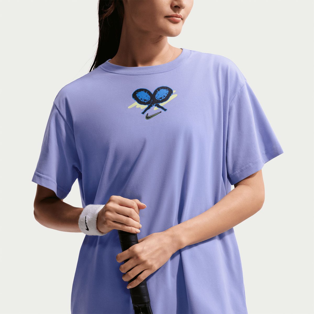 Nike Slam Kadın Tenis Tişörtü - Görsel 6