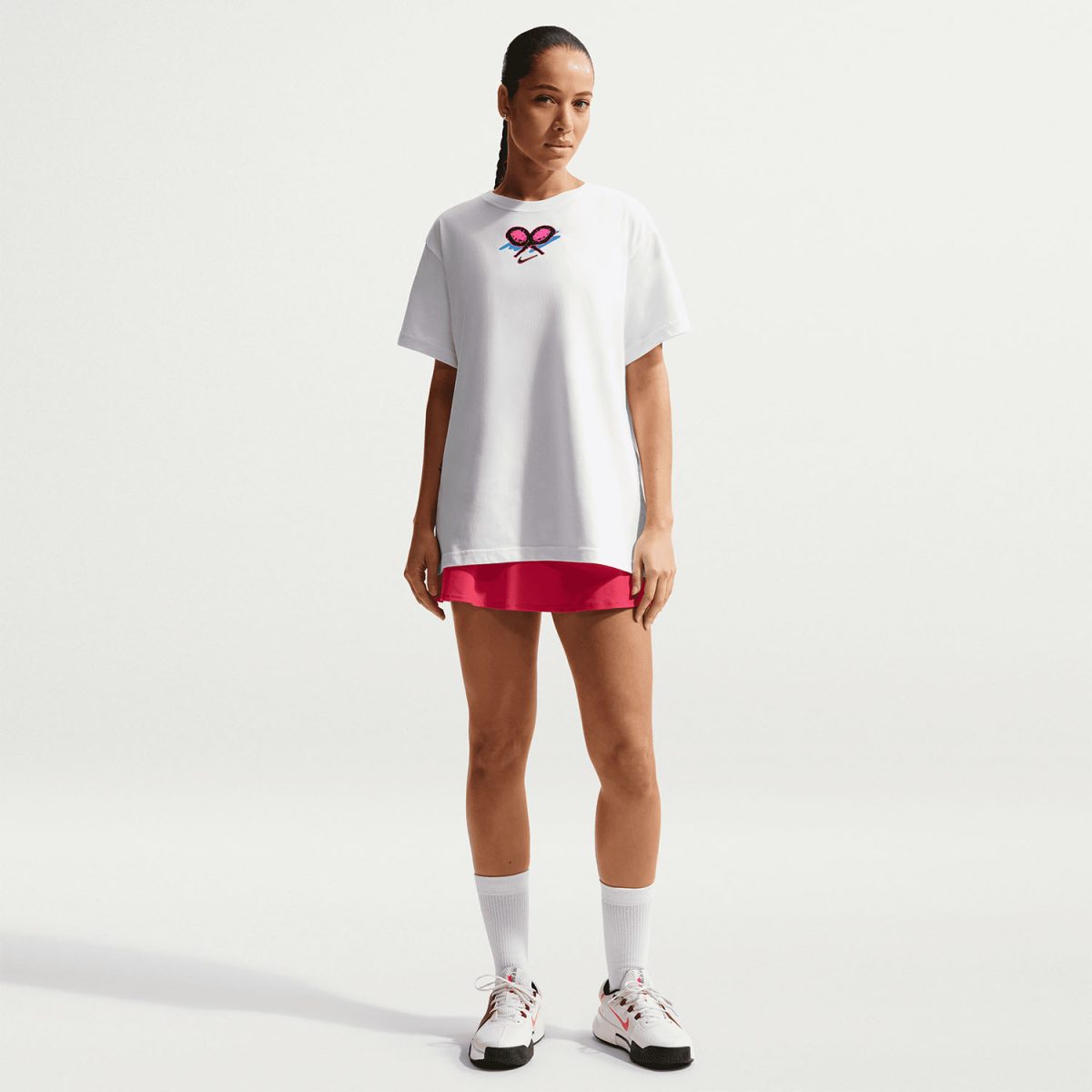 Nike Slam Kadın Tenis Tişörtü - Görsel 4