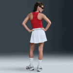 NikeCourt Slam Ace Dri-FIT Kadın Tenis Eteği - Görsel 4