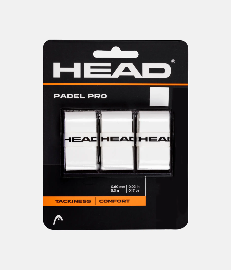 HEAD Padel Pro Beyaz 3’lü Padel Overgrip