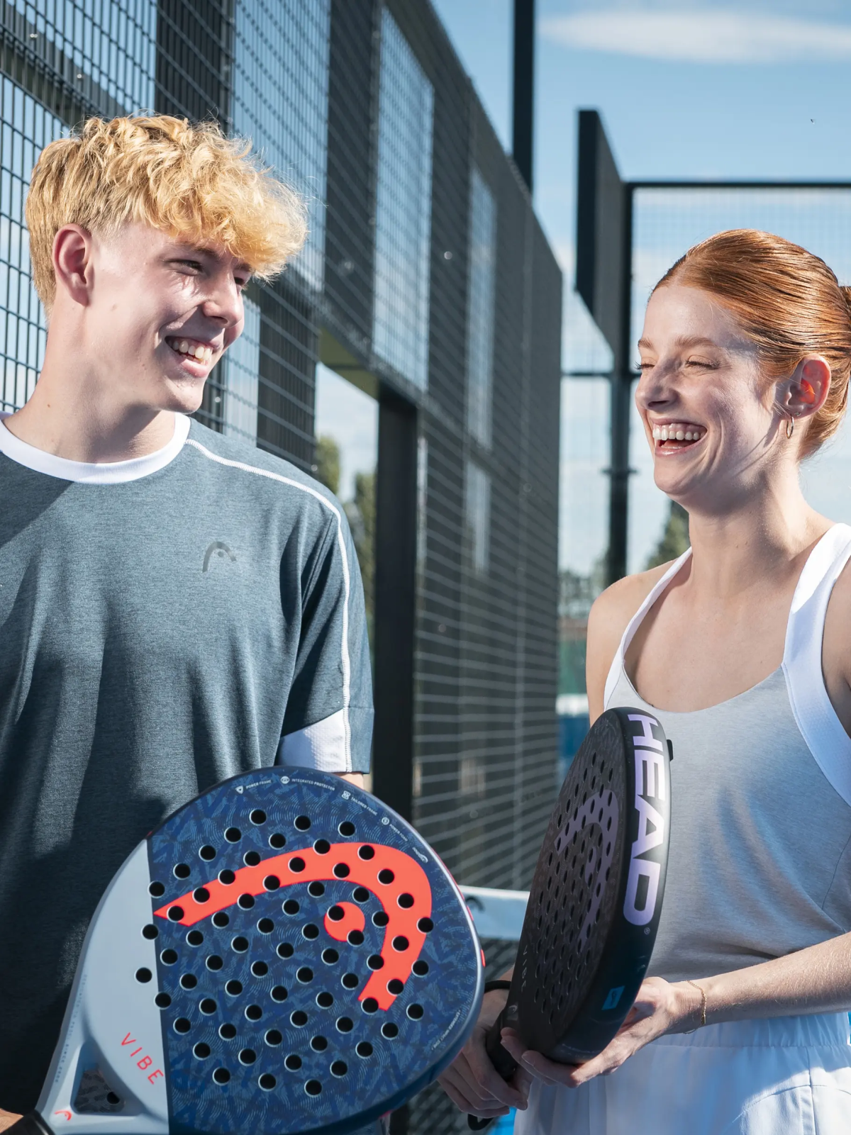 HEAD Vibe 2025 Mavi Kırmızı Padel Raketi - Görsel 6